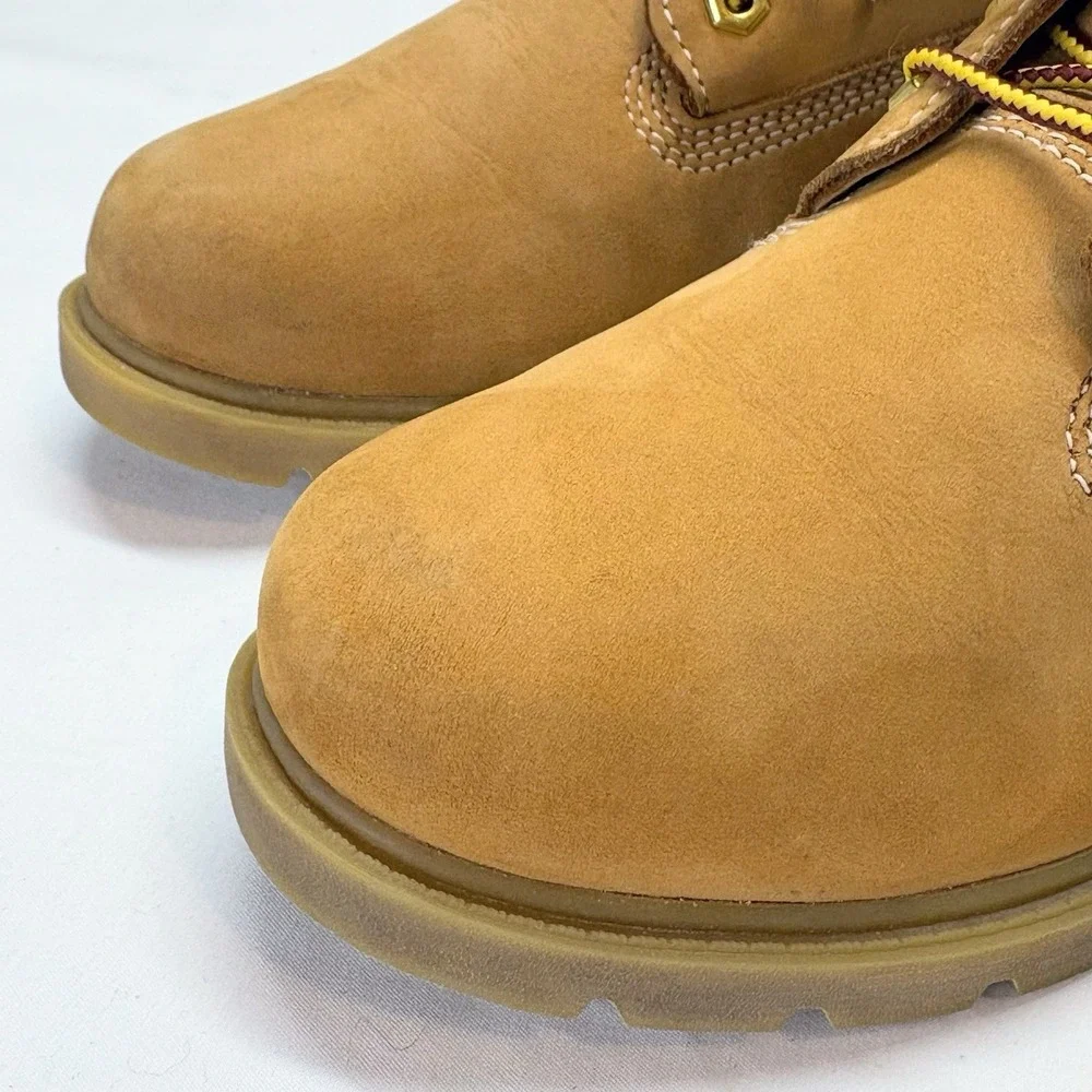 Timberland Premium 6 Inch Waterproof Boots Color Wheat Nubuck Womens size 9M